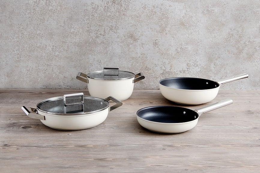 Wok Estilo Años 50, 30 cm, rojo