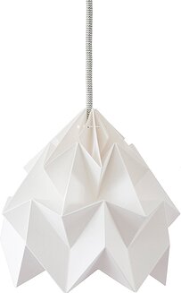 Lampa Moth balta