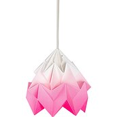 Lampa Moth gradient różowa
