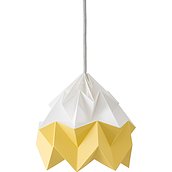 Moth Lamp two-colour white and gold