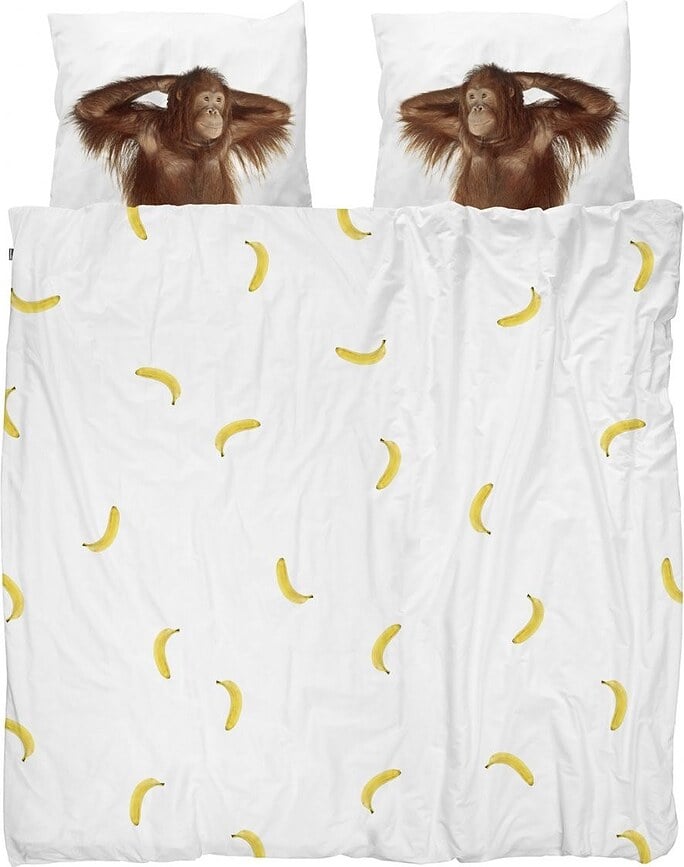 Banana Monkey Posteljina dvostruka 200 x 200 cm