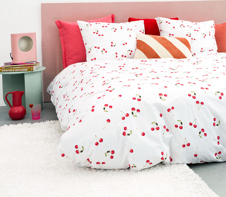 Cherries Housse de Couette 200 x 200 cm