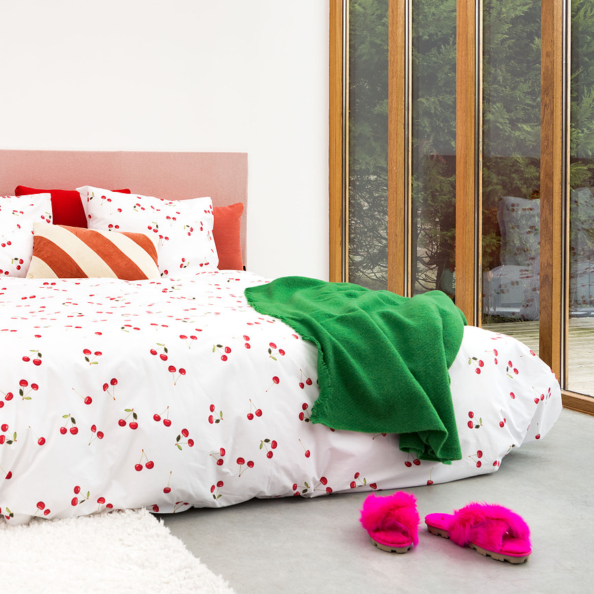 Cherries Housse de Couette 200 x 200 cm