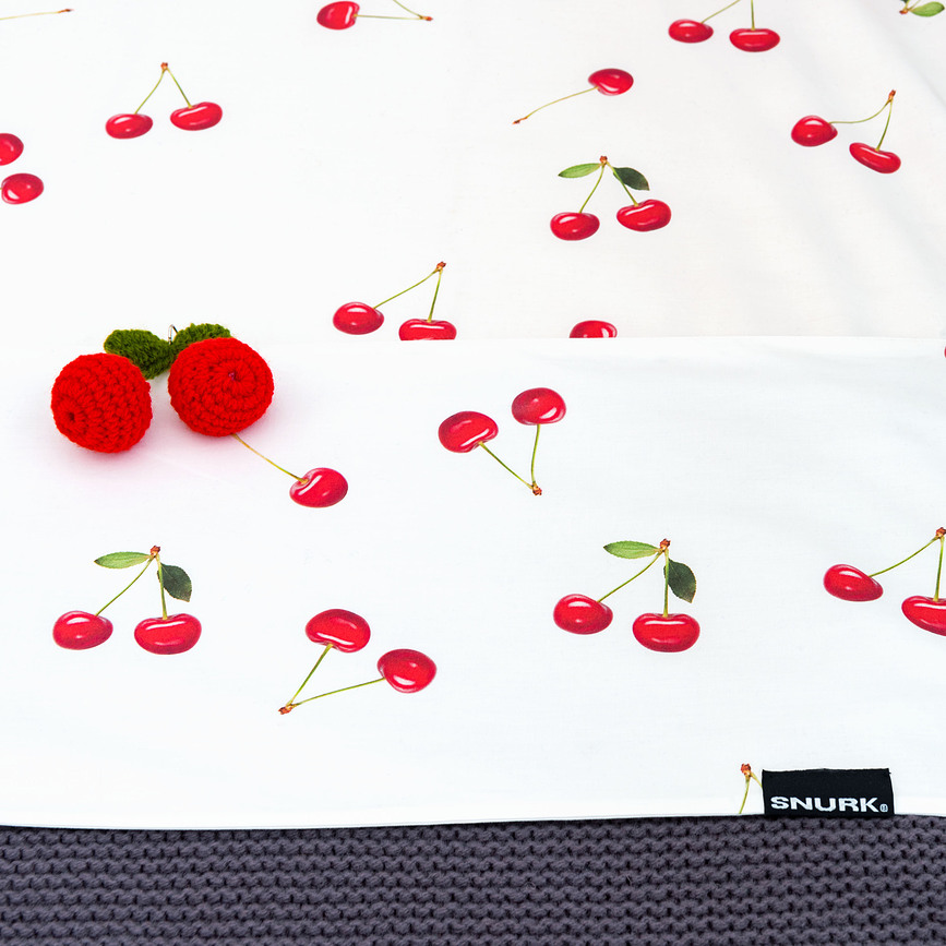 Cherries Posteljnina, 200 x 200 cm