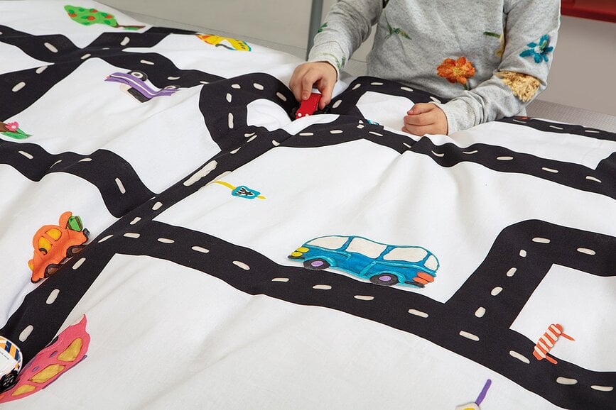 Clay Traffic Posteljina 135 x 200 cm