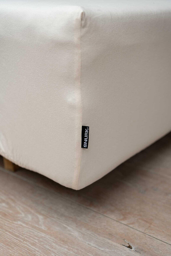 Drap-housse Beige 140 x 200 cm