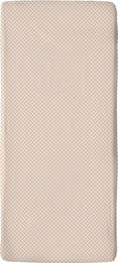 Drap-housse Check Beige 140 x 200 cm