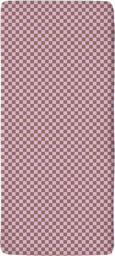 Drap-housse Check Pink 180 x 200 cm