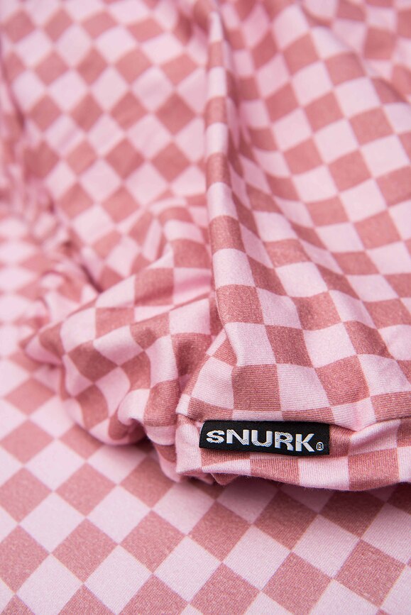 Drap-housse Check Pink 90 x 200 cm