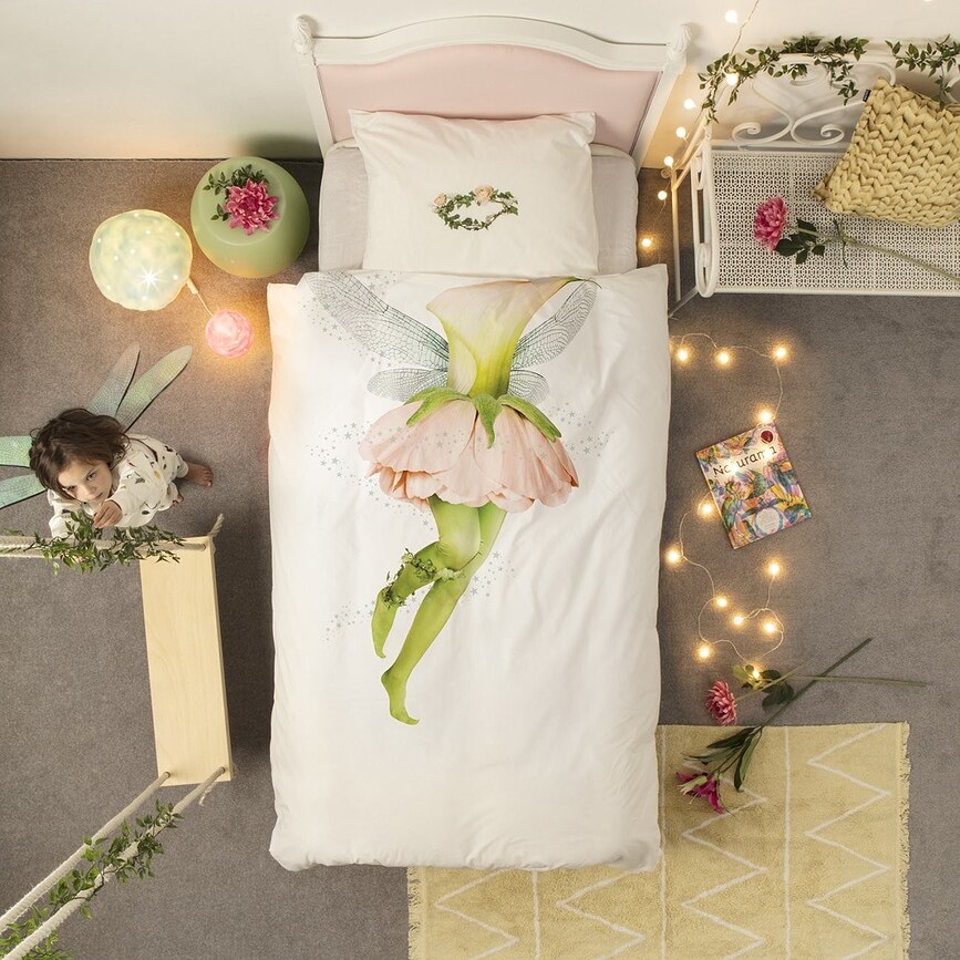 Fairy Housse de Couette simple, 135 x 200 cm