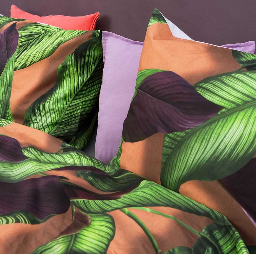 Fresh Leaves Posteljina 200 x 200 cm