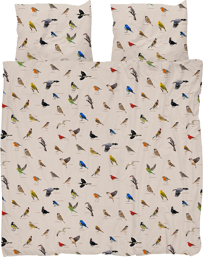 Παπλωματοθήκη Bird Watching 260 x 220 cm με 2 μαξιλαροθήκες 60 x 70 cm
