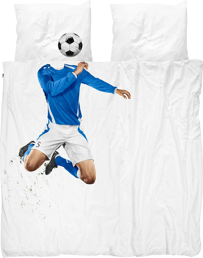 Παπλωματοθήκη Soccer Champ Blue 200 x 200 cm με 2 μαξιλαροθήκες 60 x 70 cm