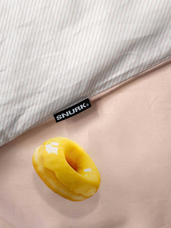 Parure de lit Donuts 260 x 220 cm avec 2 taies d'oreiller 60 x 70 cm