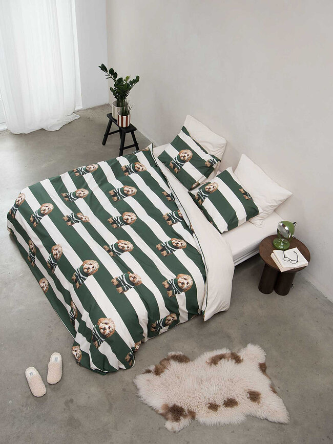 Parure de lit Labradoodle 260 x 220 cm avec 2 taies d'oreiller 60 x 70 cm