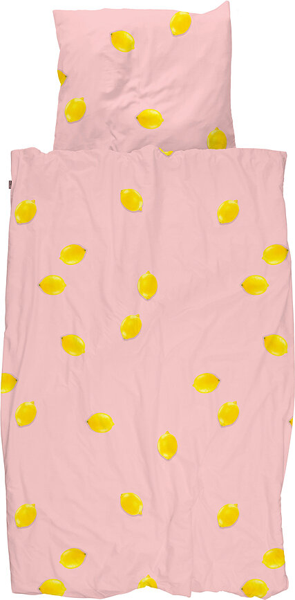 Parure de lit Lemon 140 x 200 cm avec taie d'oreiller 60 x 70 cm