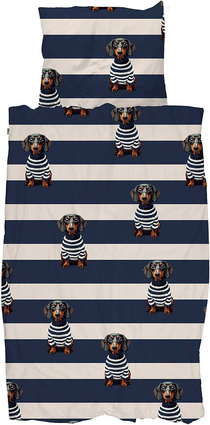 Parure de lit Pierre 140 x 200 cm avec taie d'oreiller 60 x 70 cm