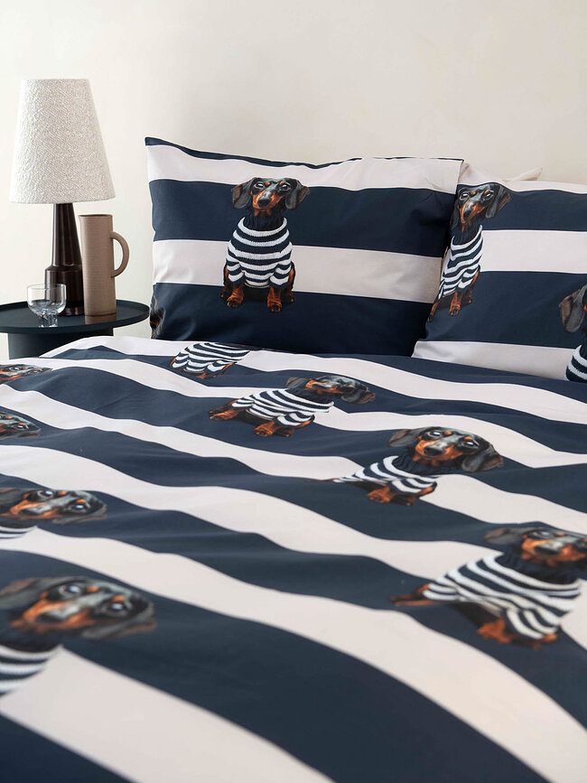 Parure de lit Pierre 260 x 220 cm avec 2 taies d'oreiller 60 x 70 cm