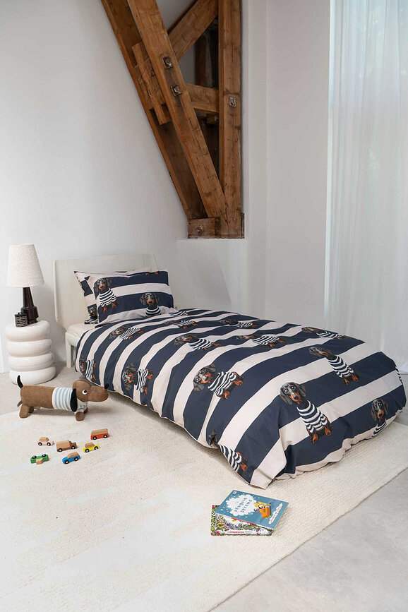 Parure de lit Pierre 260 x 220 cm avec 2 taies d'oreiller 60 x 70 cm