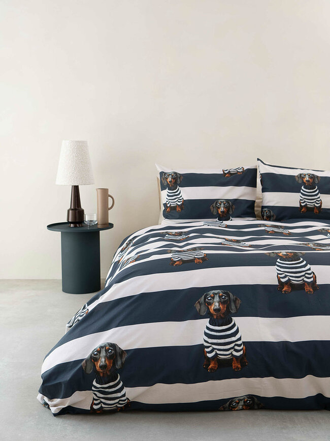 Parure de lit Pierre 260 x 220 cm avec 2 taies d'oreiller 60 x 70 cm