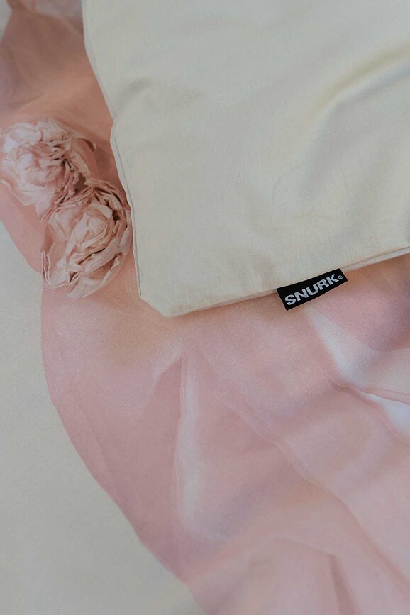 Parure de lit Princess Beige 200 x 200 cm avec 2 taies d'oreiller 60 x 70 cm