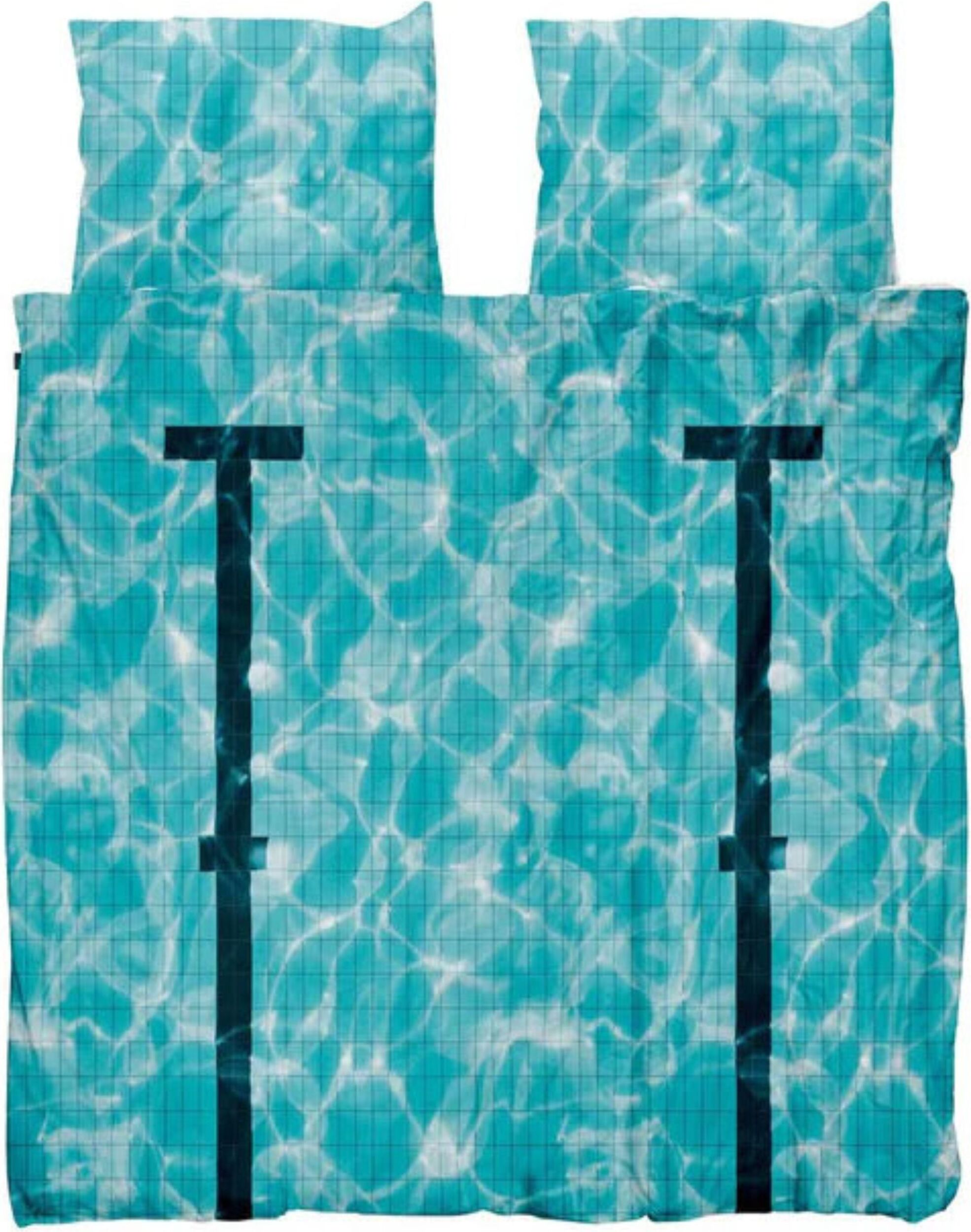 Pool Bettwäsche 200 x 200 cm mit 2 Kissenbezügen 60 x 70 cm