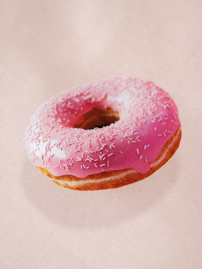 Posteljnina Donuts 140 x 200 cm z prevleko za vzglavnik 60 x 70 cm