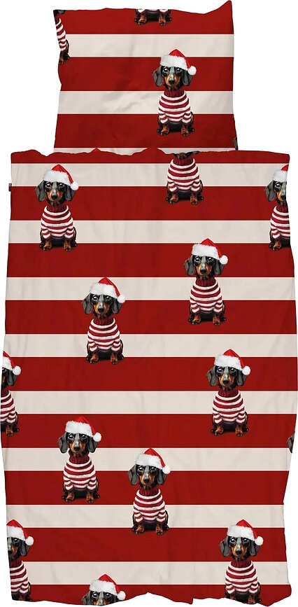 Posteljnina Pierre Xmas 140 x 200 cm z blazino 60 x 70 cm