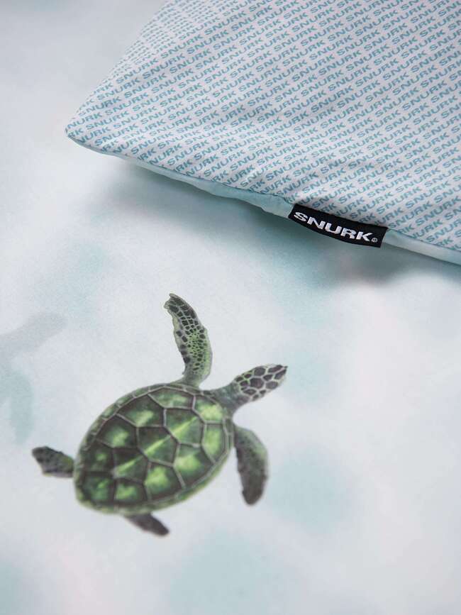 Постільна білизна Sea Turtles 140 x 200 см з наволочкою 60 x 70 см