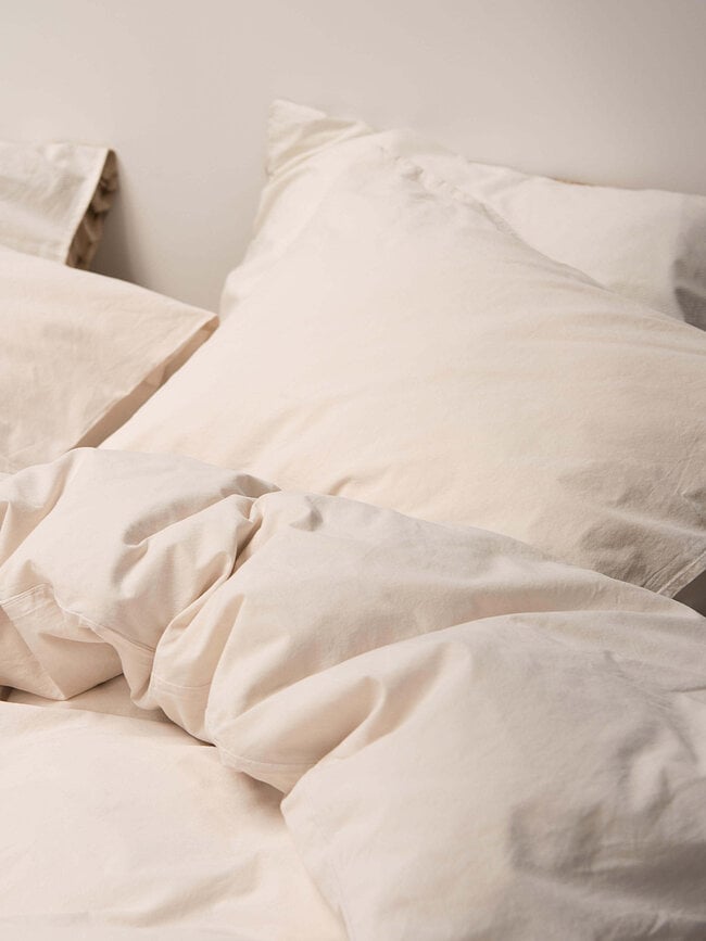 Ropa de cama Beige 140 x 200 cm con funda de almohada 60 x 70 cm