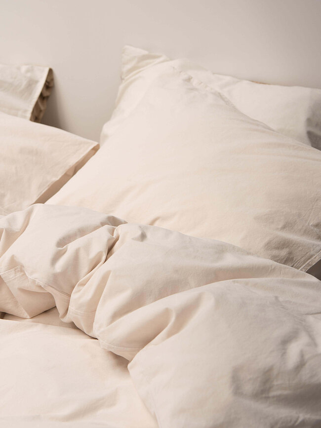 Ropa de cama de franela Beige 200 x 200 cm con 2 fundas de almohada 60 x 70 cm