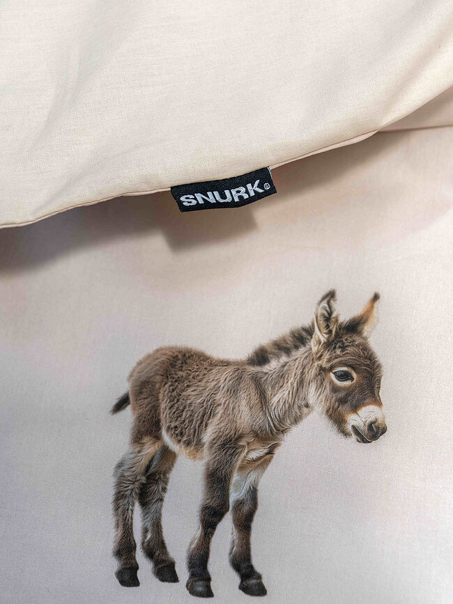 Ropa de cama Donkeys 140 x 200 cm con funda de almohada 60 x 70 cm