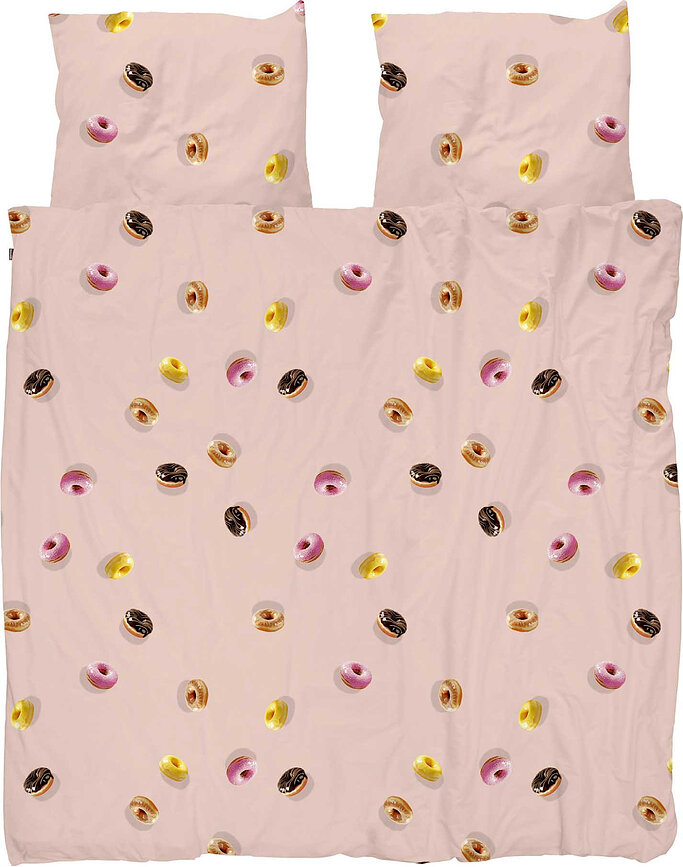 Ropa de cama Donuts 200 x 200 cm con 2 fundas de almohada 60 x 70 cm