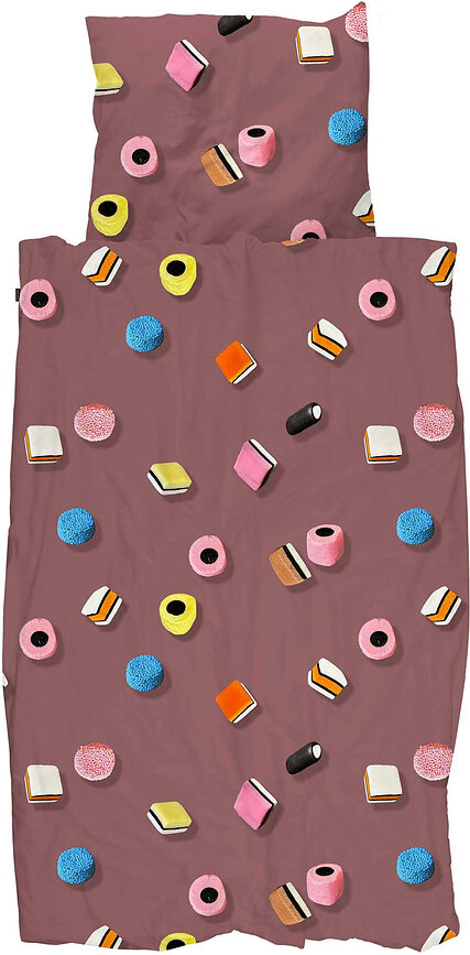 Ropa de cama Drop It 140 x 200 cm con funda de almohada 60 x 70 cm