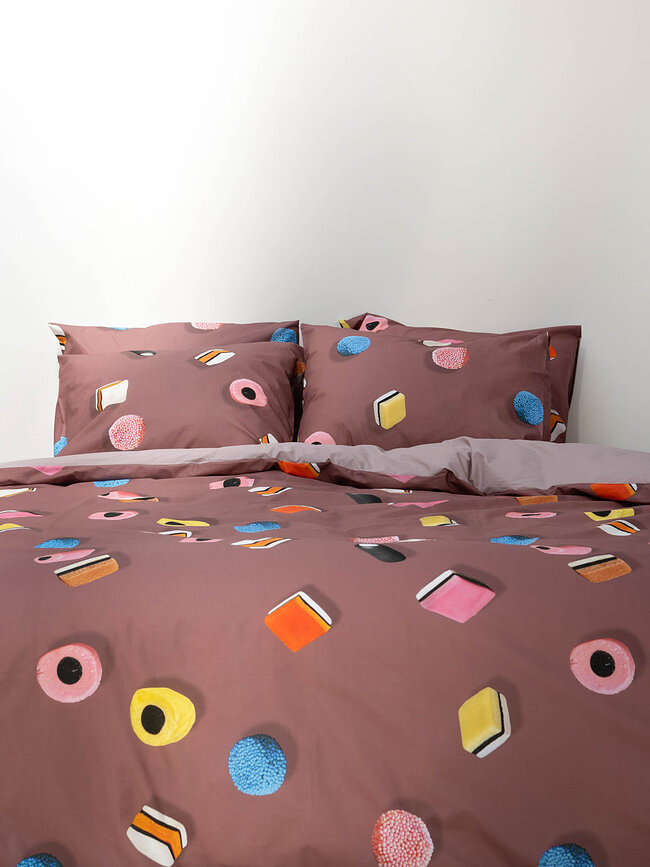 Ropa de cama Drop It 200 x 200 cm con 2 fundas de almohada 60 x 70 cm