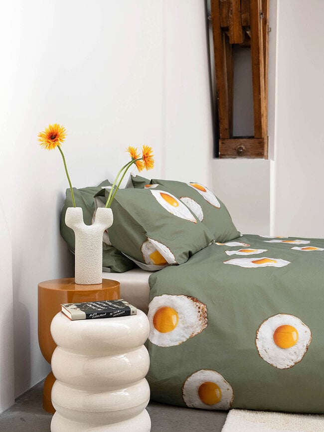 Ropa de cama Eggs 260 x 220 cm con 2 fundas de almohada 60 x 70 cm