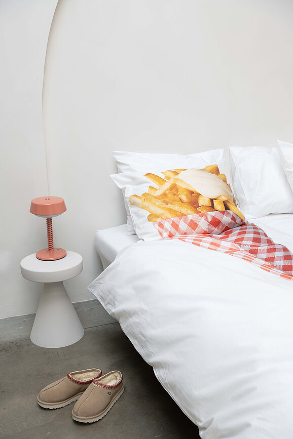 Ropa de cama Fries 240 x 220 cm con 2 fundas de almohada 60 x 70 cm