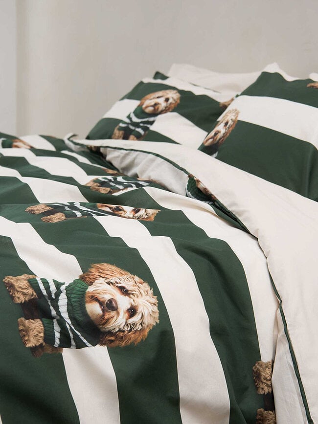 Ropa de cama Labradoodle 140 x 200 cm con funda de almohada 60 x 70 cm