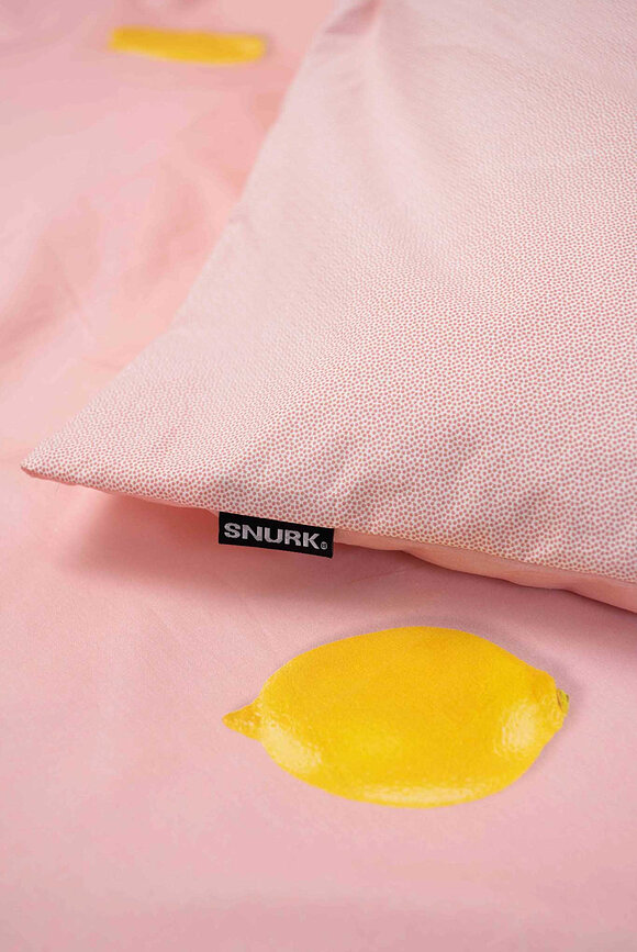 Ropa de cama Lemon 260 x 220 cm con 2 fundas de almohada 60 x 70 cm