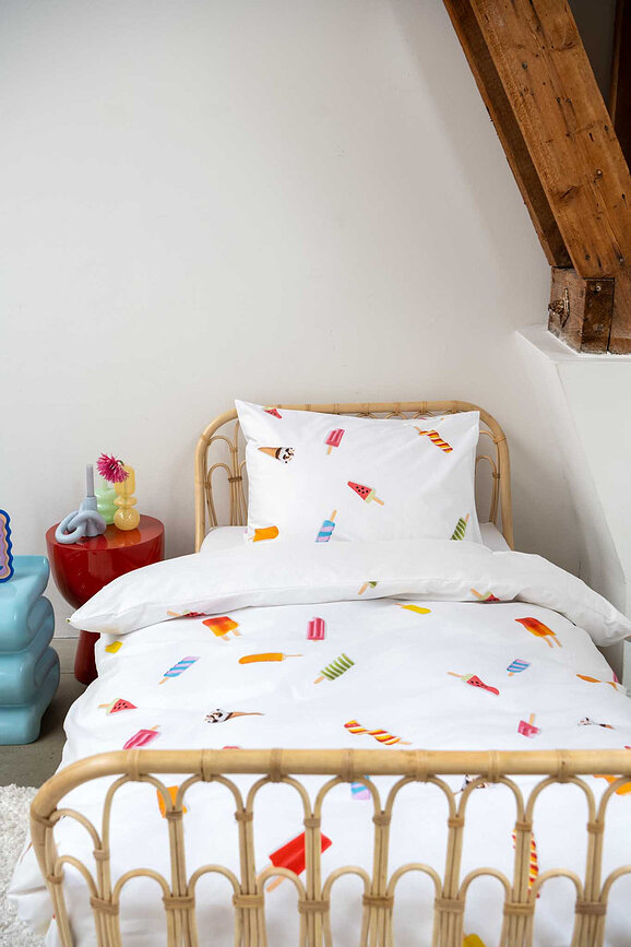 Ropa de cama Popsicles 260 x 220 cm con 2 fundas de almohada 60 x 70 cm