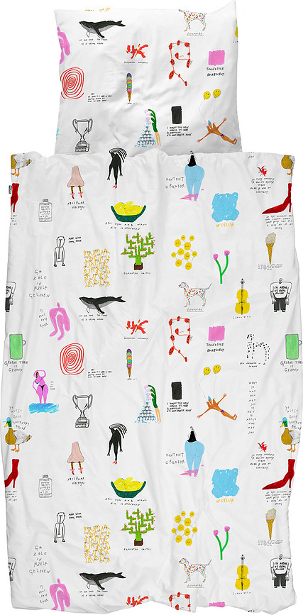 Ropa de cama Rogier Roeters 140 x 200 cm con funda de almohada 60 x 70 cm