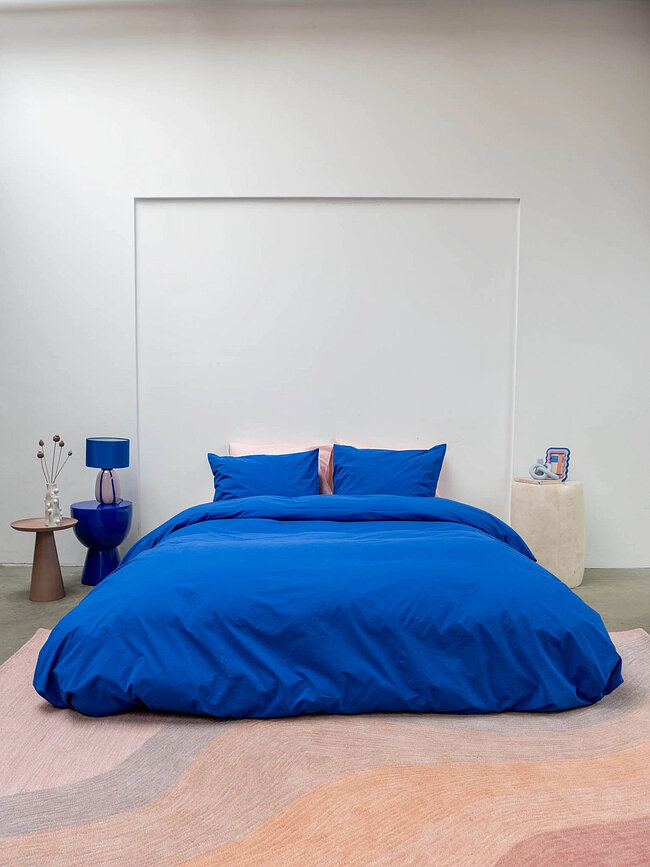 Ropa de cama Royal Blue 260 x 220 cm con 2 fundas de almohada 60 x 70 cm