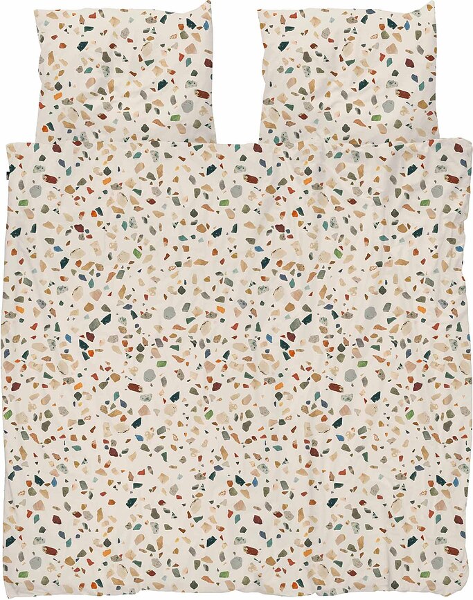 Ropa de cama Terrazzo 240 x 220 cm con 2 fundas de almohada 60 x 70 cm