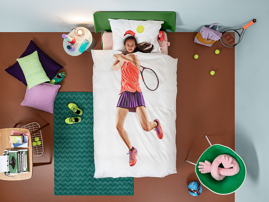 Tennis Pro Light Posteljnina, 135 x 200 cm