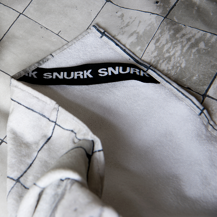 Tiles Parure de Lit 200 x 200 cm, blanc perle