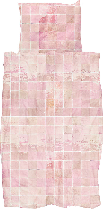 Tiles Vintage Rose Parure de lit 135 x 200 cm