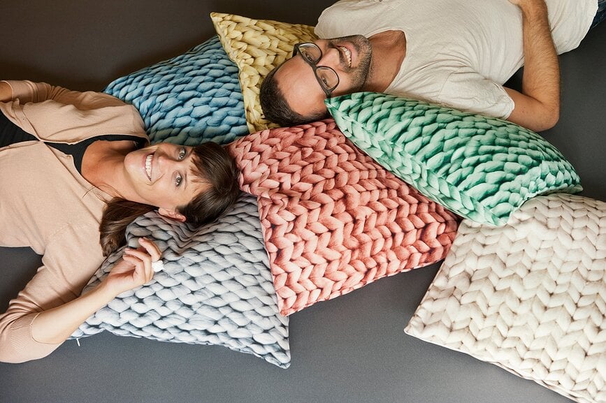 Twirre Posteljina 200 x 200 cm siva