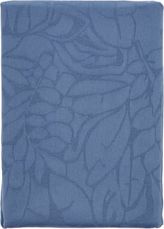 Abstract Leaves Damask Lauakatted 140 x 320 cm sinised