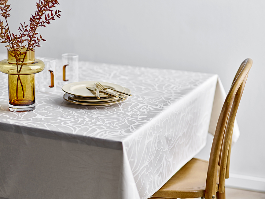 Ubrusi Abstract Leaves Damask plavi 4 kom.