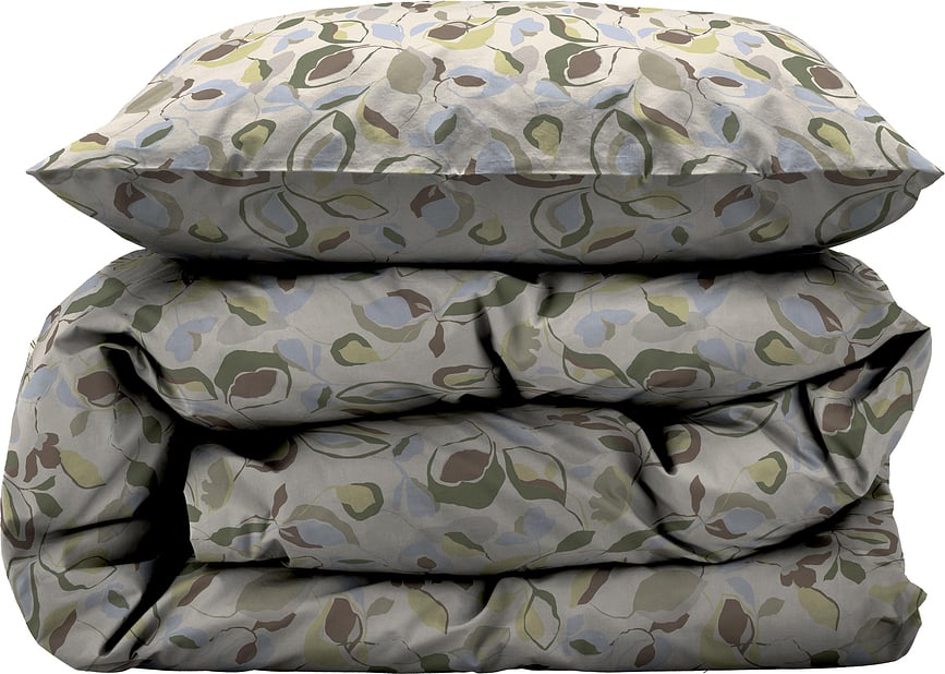 Abstract Posteljina 135 x 200 cm plava s jastučnicom 80 x 80 cm